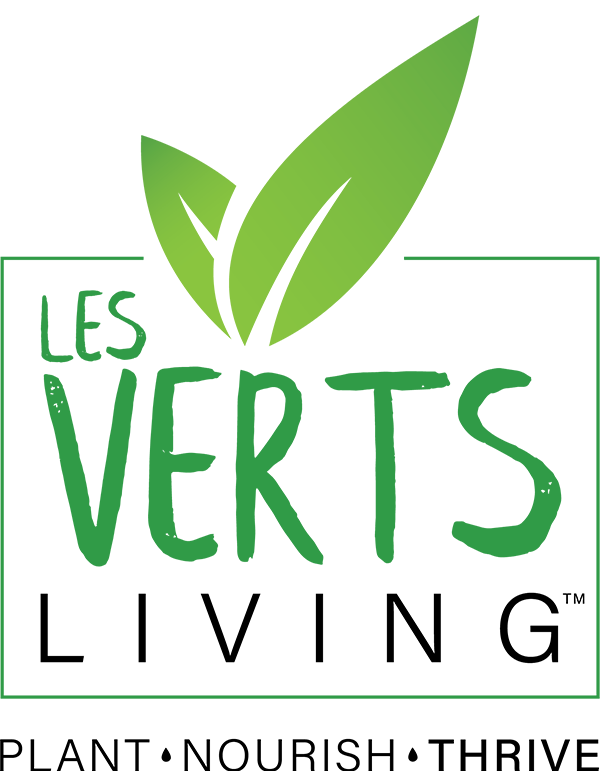 Les Verts Living logo, Plant, Nourish, Thrive - Hydroponic Indoor Gardens to grow lettuce, herbs and more!