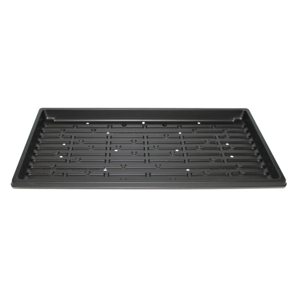 HydroFarm black tray with small hole cut outs